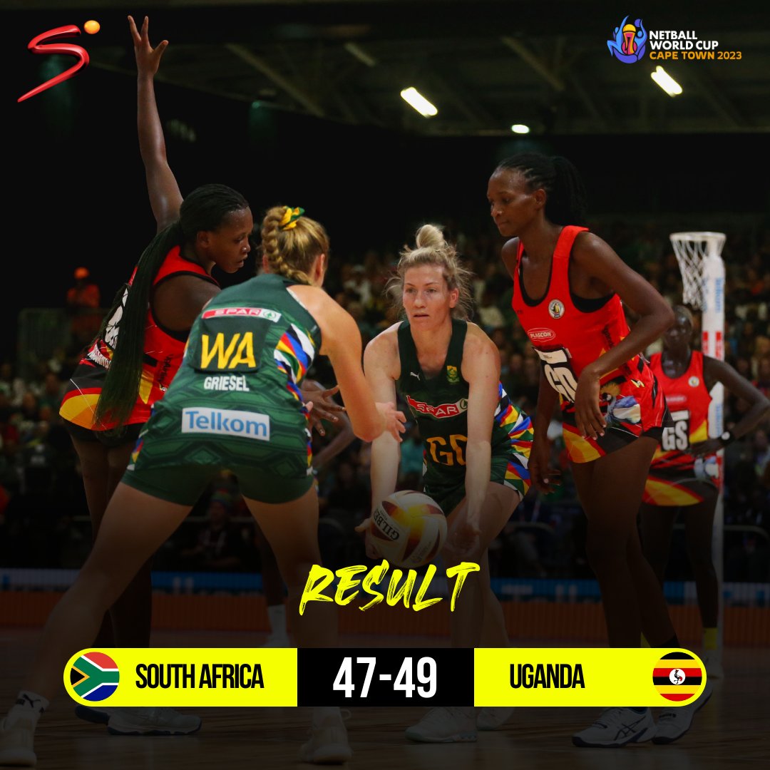 Uganda beats  the #SPARProteas, becoming the best team in Africa, taking fifth spot at the #NCW2023 🇺🇬
#HereForHer
#TheCircleChannel