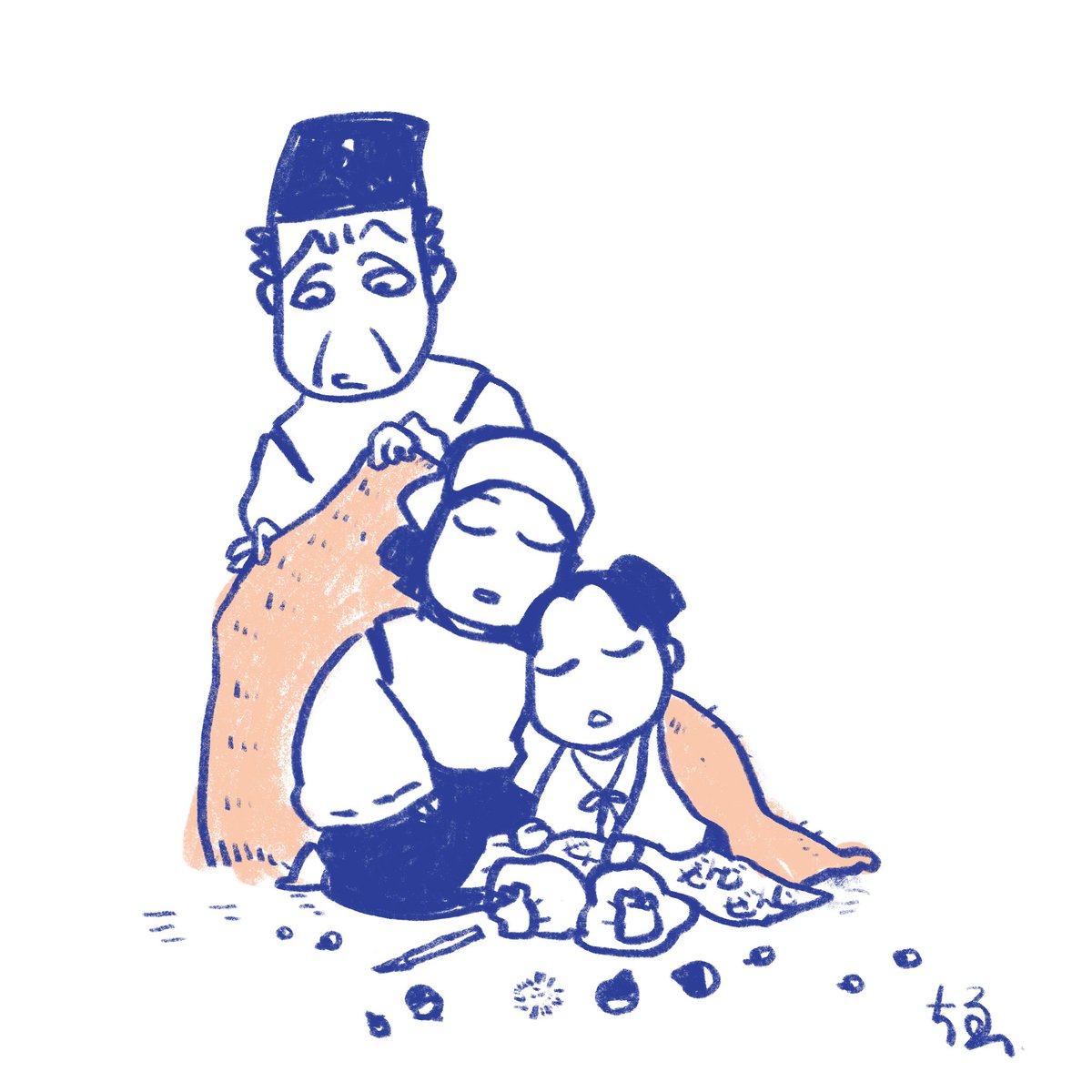 善児枠パターン  ビフォー: 命令とあれば無表情で処す  アフター: 子供のためにブランコを作ってしまう 処せない  #鎌倉殿の13人
