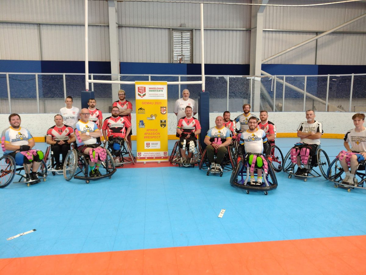 Full-time | Hanner Amser🏉

At <a href="/HouseofSportCDF/">Cardiff City House of Sport</a> in game two of WRL
<a href="/WheelchairRL/">Wheelchair RL</a> Invitational League

<a href="/TheArgonautsWCS/">The Argonauts</a> 82
<a href="/HerefordHarrie1/">Hereford Harriers Wheelchair Rugby Club</a> 36

Scorers: bit.ly/3KvAcZw

Thanks to <a href="/MatMorrisParker/">Mathew Morris-Parker</a> of <a href="/RosebladeMedia/">Roseblade Media</a> for live updates and pics.

Here's the sides from today👇