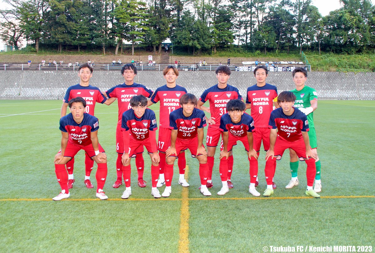 official_camera's tweet photo. （モソソン）2023/08/06【集合写真（ジョイフル本田つくばFC）】関東サッカーリーグ1部後期第4節 桐蔭横浜大学FC対ジョイフル本田つくばFC https://t.co/UvO45d3rCX