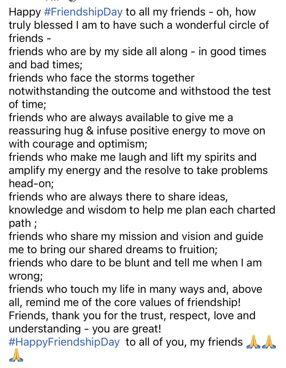#HappyFriendshipDay to all my wonderful friends!