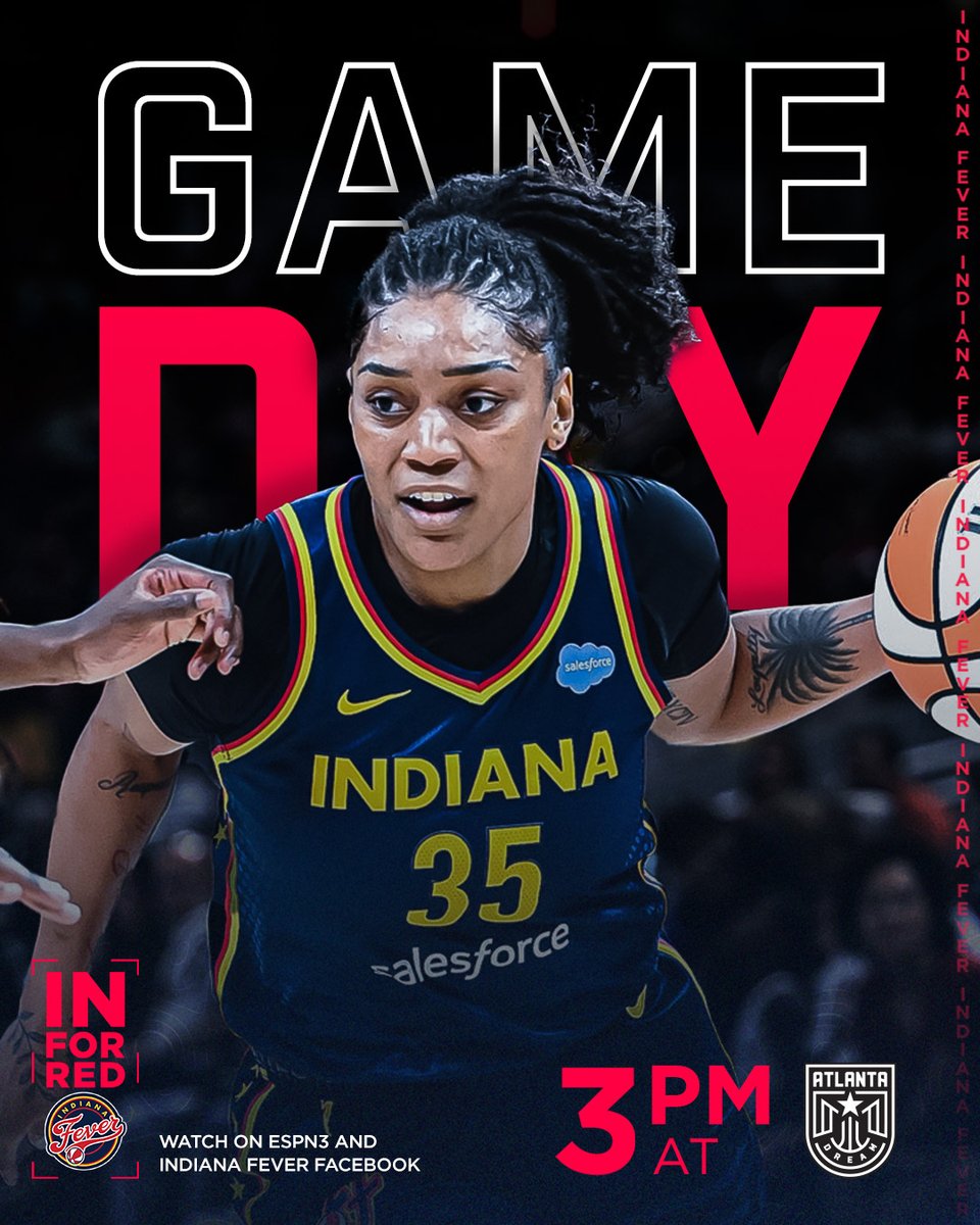 workin' on the weekend.

📍 Gateway Center Arena
🕒 3:00pm ET
📺 ESPN3
💻 facebook.com/IndianaFever