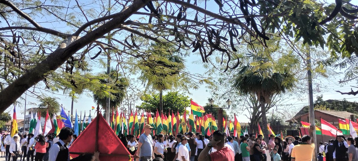 SCzFederal's tweet photo. 198 años de vida nos  recuerda que los bolivianos y bolivianas no seremos los  esclavos del Narcotráfico perpetrado por la dictadura del Socialismo del Siglo 21 representada por el MAS. 
El civismo de nuestro pueblo nos recuerda que : morir antes que esclavos vivir!
Viva #Bolivia https://t.co/mxfoLnAO9l