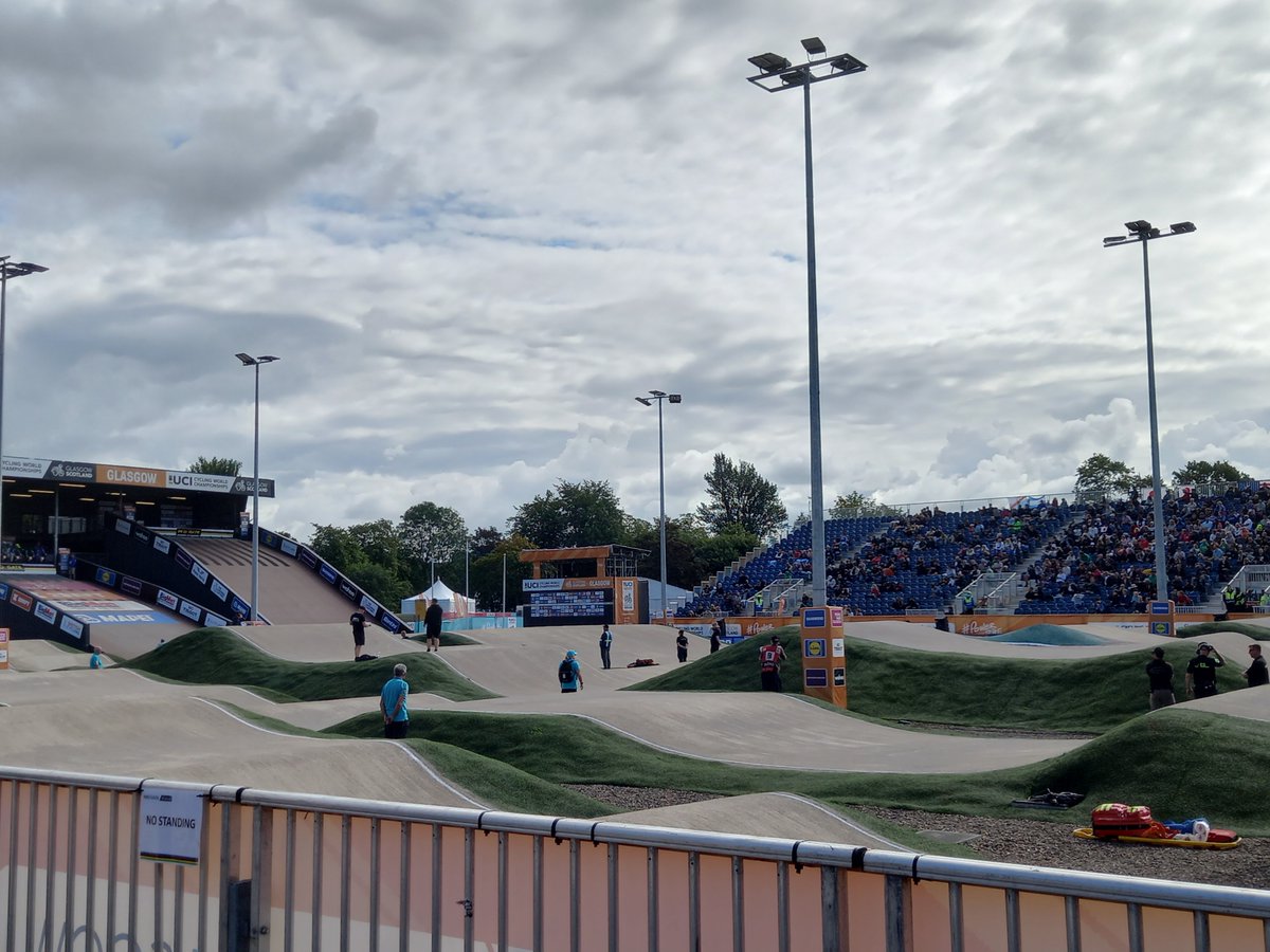 DavidPlaneCas's tweet photo. Enjoying the beautiful weather and exciting Cruiser racing at the UCI BMX World Championships in Glasgow. Delighted to see Ian Archibald and Alan Hill making the 50+ Cruiser final. #PowerOfTheBike https://t.co/p5Yp8bdgc7