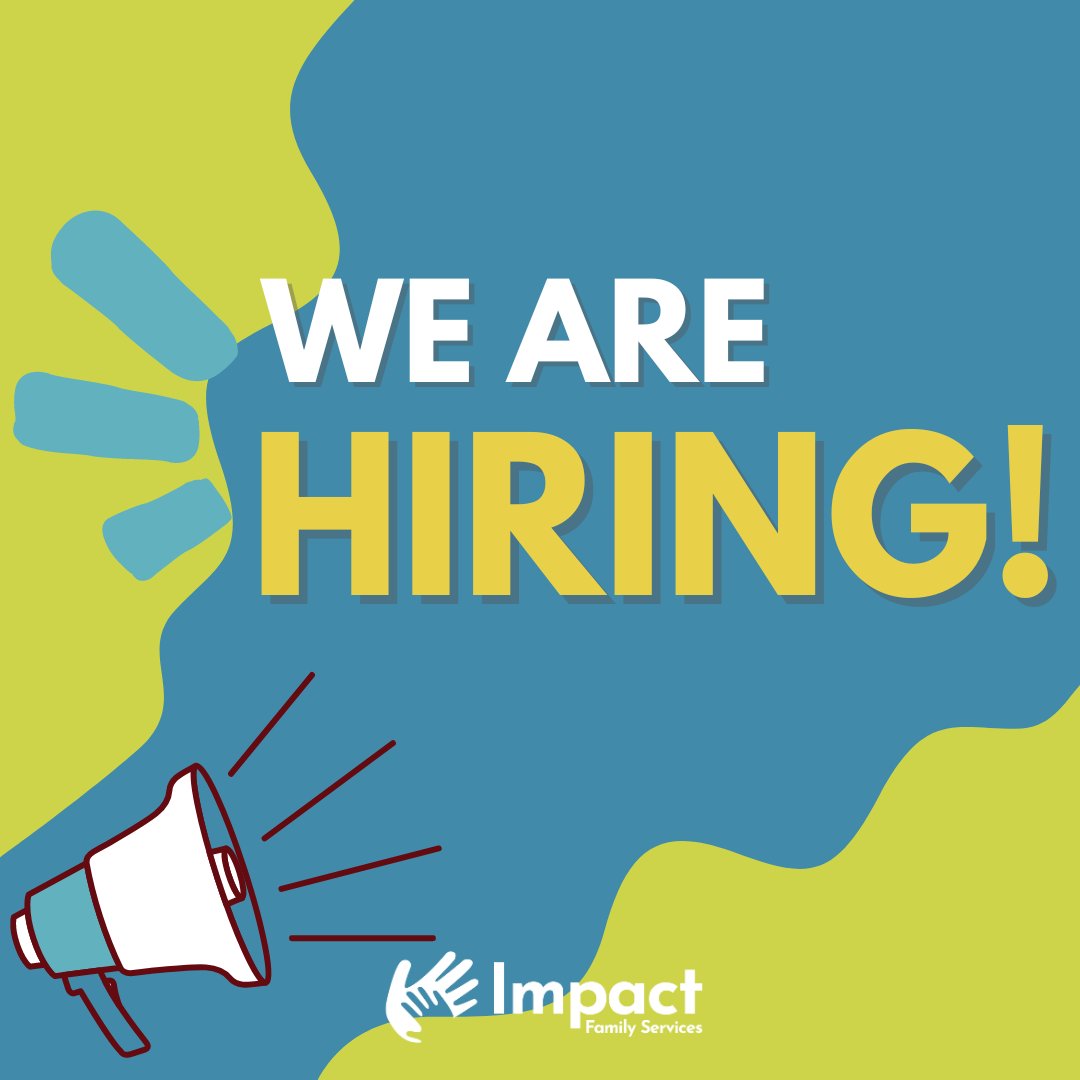 WORK FOR IMPACT FAMILY SERVICES! 🥳
We have two job roles currently available, head to our website to read more about

👉🏻 Contact Service Coordinator
👉🏻 Child Contact Worker

#hiringnow #workforus #socialworkjobs

Get in touch with lisa@impactfs.co.uk for an informal chat.