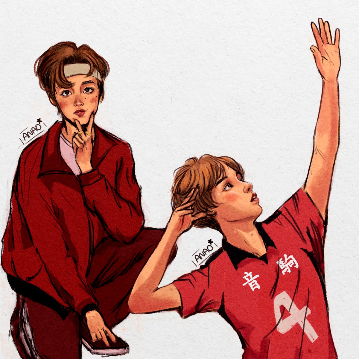 anartzx's tweet photo. oi desenhei o donghyuck como jogador do nekoma https://t.co/DM5VHPnvH5
