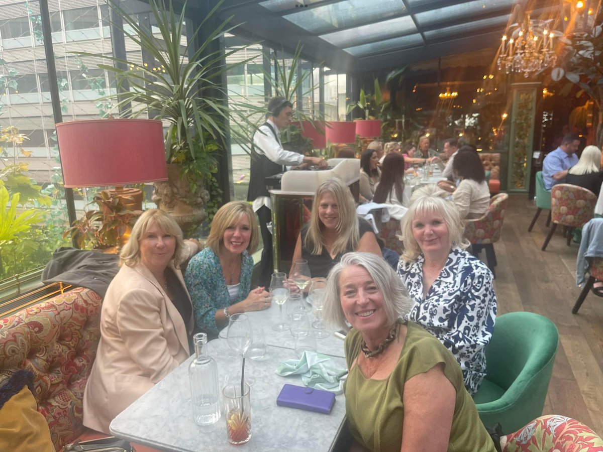 Lovely day out at the Ivy with my C&amp;L Ladies - just missing Lydia Airey this time