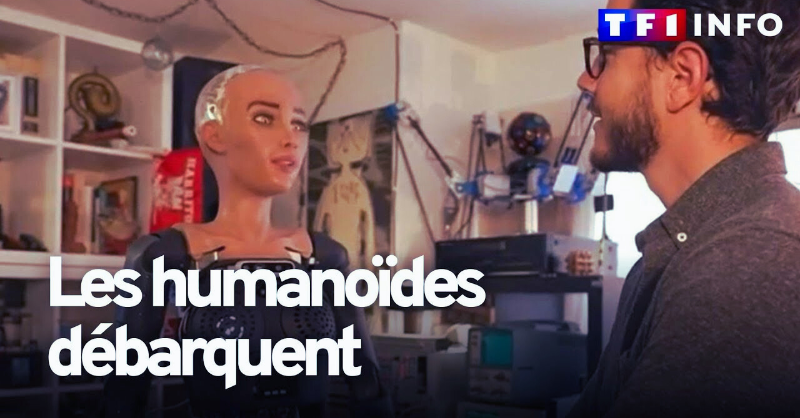 SingularityNET's tweet photo. 🇫🇷 The world's first robot citizen, @RealSophiaRobot, was featured on French TV @TF1. Sophia can hold remarkably coherent conversations in many languages but "prefers French because it's the language of love."