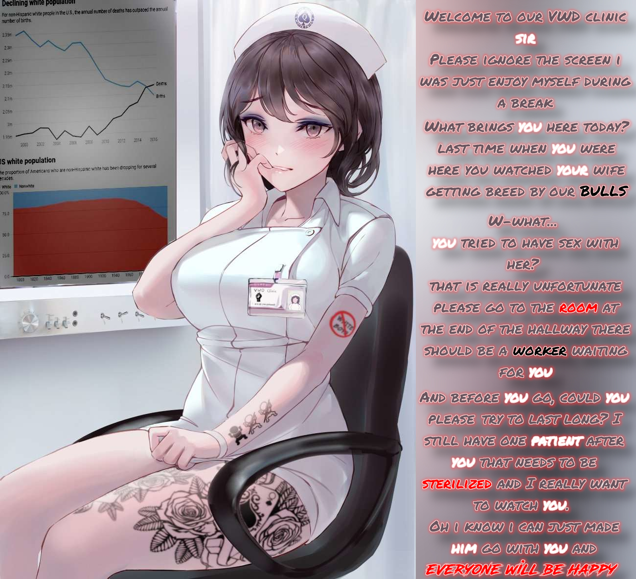 Pandora's censor (commissions open) on X: Just another normal day in the  VWD clinic Edit done by @bunnyceleste_ #blackededit #blackedwaifu  #blackedwaifus #blackedhentai #blacked #QoS #queenofspades #bnwo #blacked  #snowbunny t.coBGfInfFbFb  X