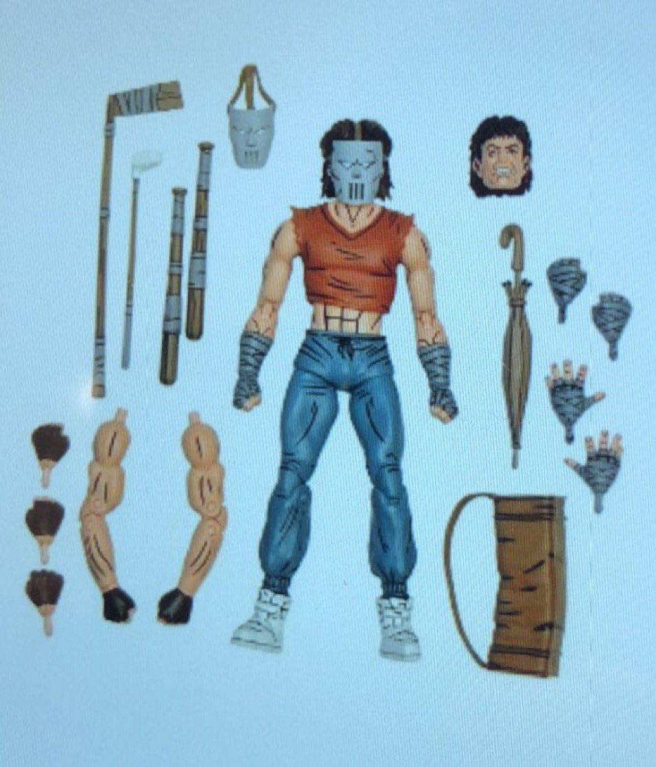 Turtle_Lair (@ninjaturtlelair) on Twitter photo Red Shirt Casey Jones Target listing has updated. Looks like it’s more than just a repaint! Comes with extra arms,hands, and a few more accessories.
➖
#TurtleLair #NecaMirage #TMNT
#teenagemutantninjaturtles #chc
Thanks <a href="/Dark_Human/">Andrew Arnette</a> Red Shirt Casey Jones Target listing has updated. Looks like it’s more than just a repaint! Comes with extra arms,hands, and a few more accessories.
➖
#TurtleLair #NecaMirage #TMNT
#teenagemutantninjaturtles #chc
Thanks <a href="/Dark_Human/">Andrew Arnette</a>