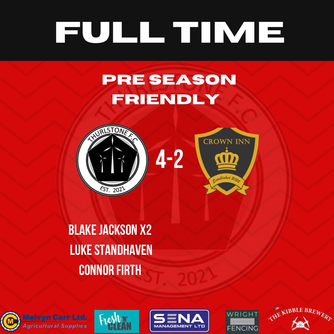 Another solid performance and another pre season win. All the best to Crown Inn for the season.