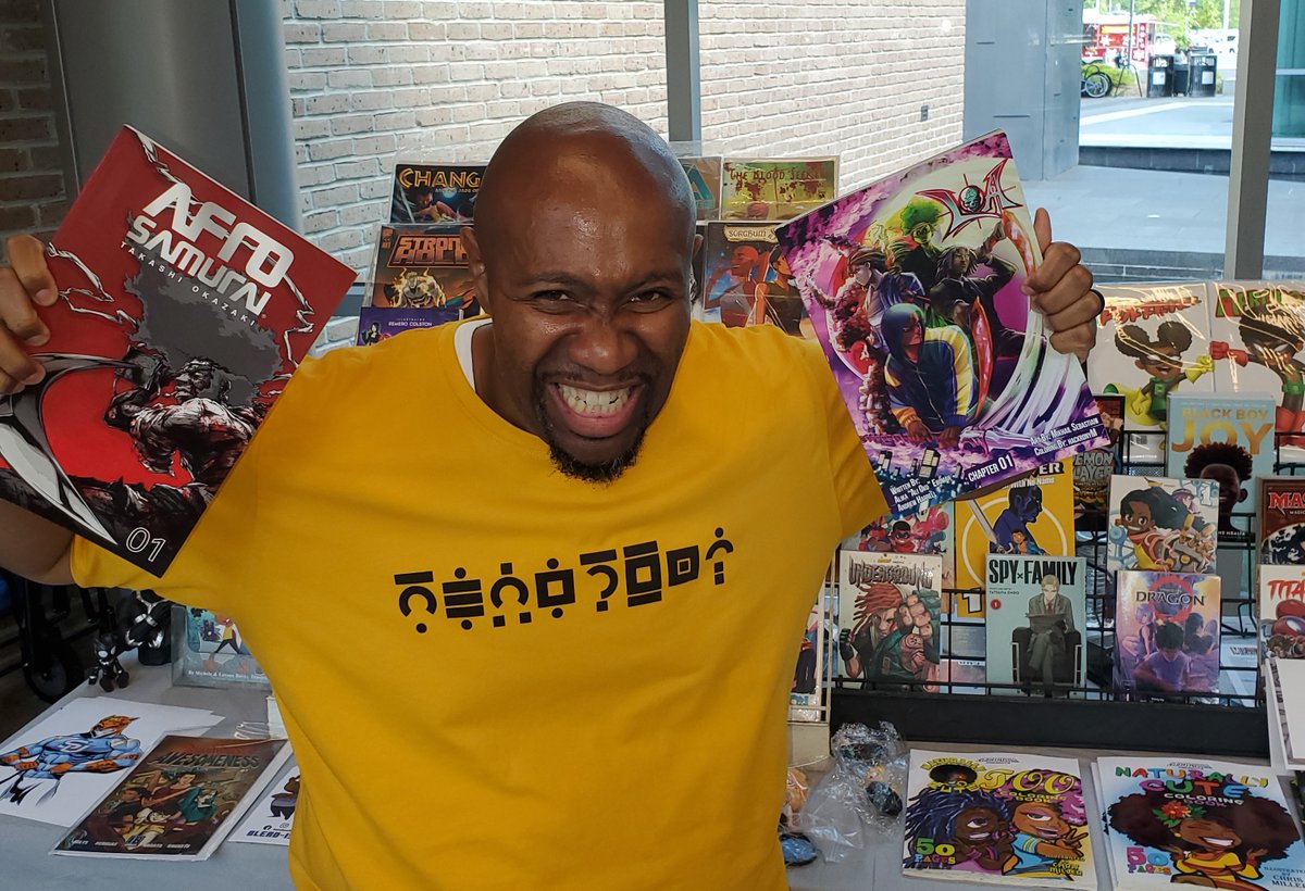 Great books from @Blerdish1 on #MidCityMicroCon DAY 1!
🤯🤯🤯
MID CITY MICRO CON: 8.5 - 8.6.23 ebrpl.com/mcmc #AfroSamurai x #LOA
Main Library at Goodwood #MidCityMicroCon2023 #MCMC2023 #MCMC23 #ComicCon #Nerd #Blerd #BRLA #BatonRouge