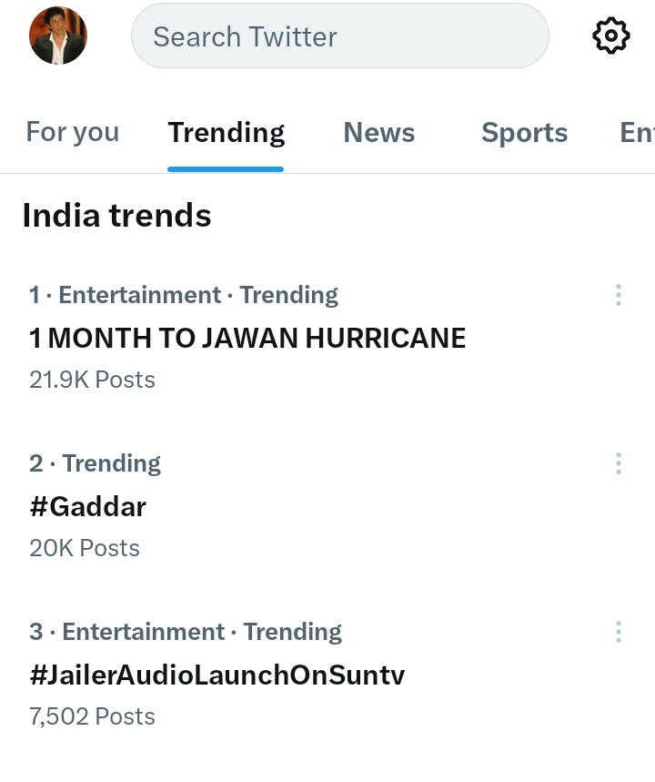 RaaZi_Ss's tweet photo. Trending in #1position
1 MONTH TO JAWAN HURRICANE https://t.co/hwy1vihcFH