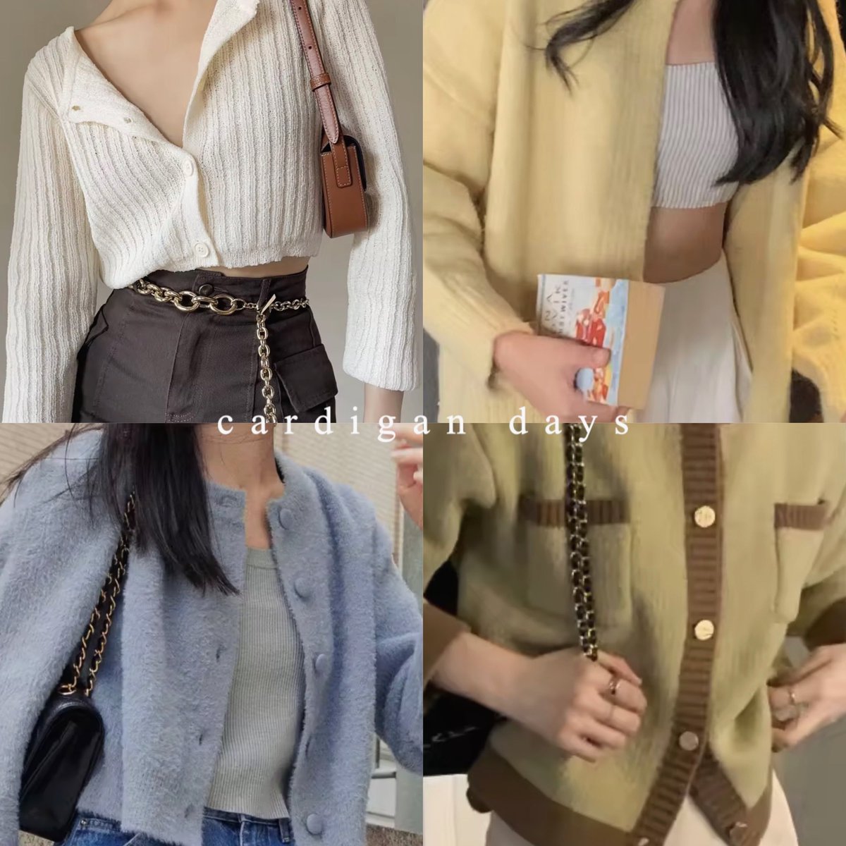 🧺 👧🏻 8.8 เธรดรวมเสื้อคลุม คาร์ดิแกน ทั้งแบบไหมพรมและแบบธรรมดา น่ารักกก คุมโทนแบบ 3000% 〰️