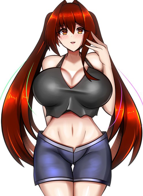 うちの子ましろちゃんのトレーニングモードを描きました。
「この格好が一番動きやすいんです!!」

あとおまけで彼女の表情。 