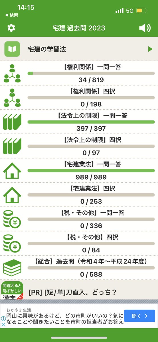 magbeaf's tweet photo. 法令上の制限終了。
明日から税その他やるよ。
とにかく問題解いていく。
♯宅建 https://t.co/HbG7q4RefB