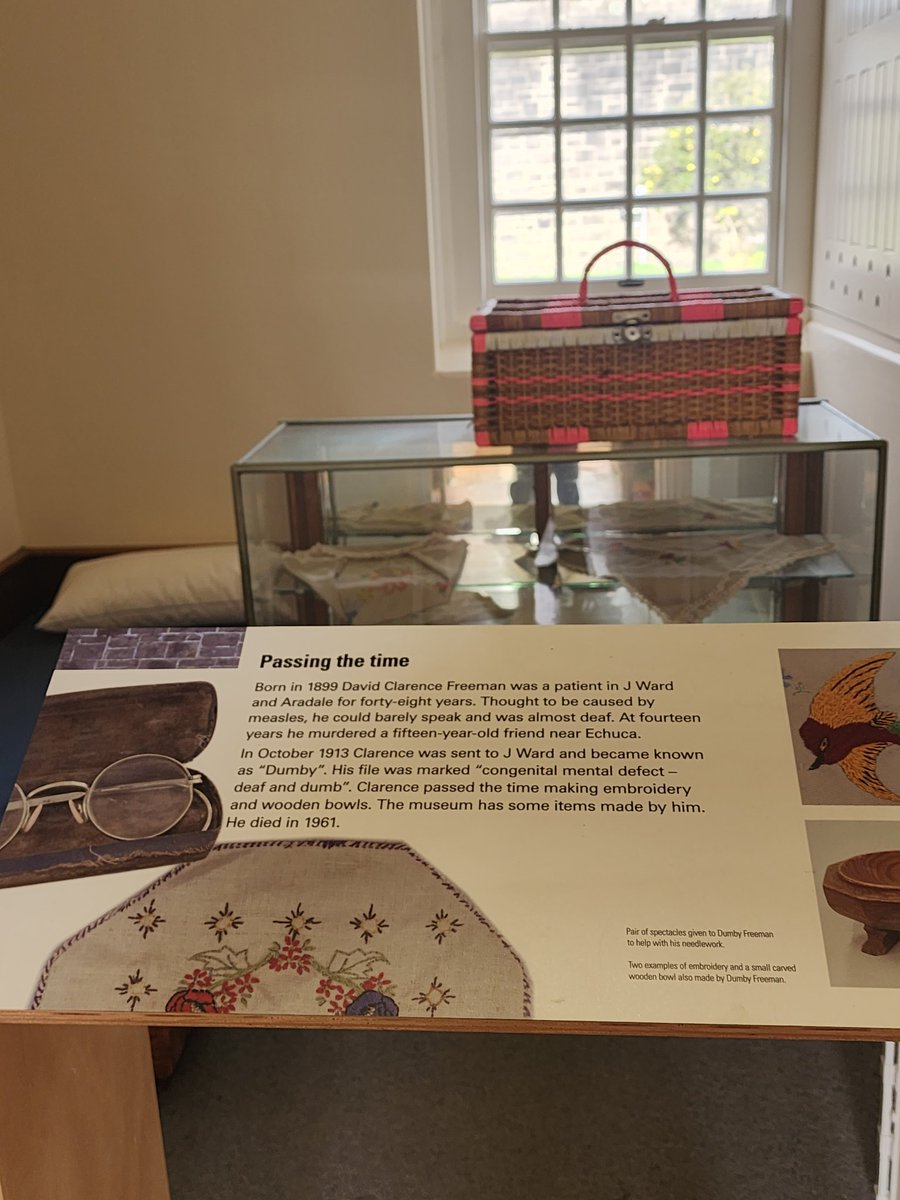 SinJensen's tweet photo. @moesargi i was at j ward in ararat Victoria Australia a old prison turned Asylum and took this photo of some of the stuff a deaf and Mute kid had made while there it wasn't untill I got home and looked over the photos that I saw in the ... con in comments https://t.co/nHEqRgk5k6