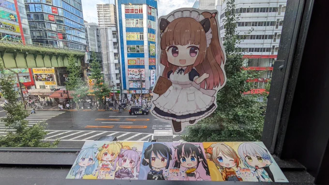 秋葉原にて、ななしいんくに囲まれる… 幸せすぎた #ななし夏祭り2023