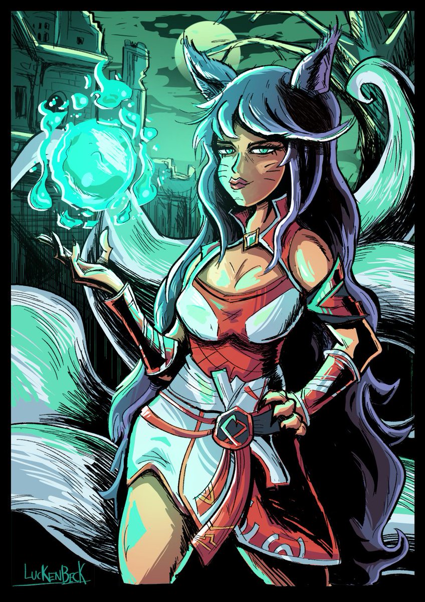 Luckenbeck's tweet photo. Ahri (Ruined King)
#ahri #ruinedking #ArtofLegends #LeagueOfLegends https://t.co/GGp5PJUOTp