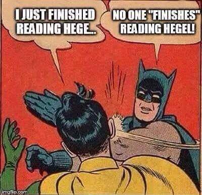 PhilosophyMttrs's tweet photo. Hegel always wins https://t.co/SX0xC8jSoJ