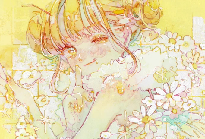 「君はミツバチ/らいおお様」 MV担当させていただきました。 動画までお任せいただくのは初めてで、とっっても頑張って使ったのでぜひ! いっっちばん最後まで見てください!      #ボカコレ2023夏 #illustration