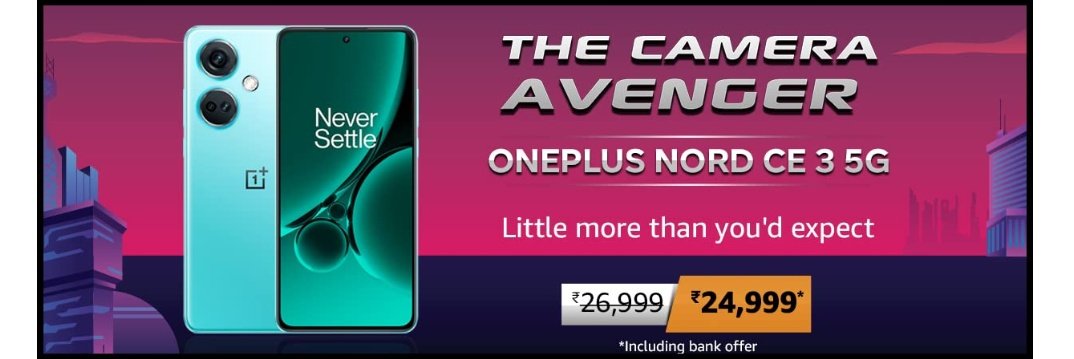 YesNoTech1's tweet photo. OnePlus Nord CE 3 5G Name 😎  - The Camera Avenger https://t.co/kIoUPXpLoO