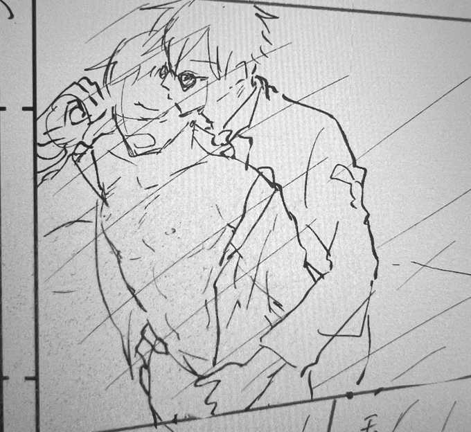 結局、今日描いてた落書きは完成しなかったので懺悔 