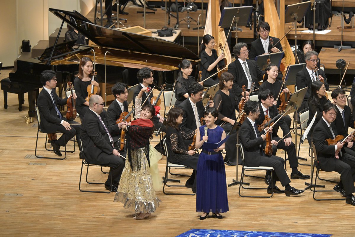 小野響 本日の「#N響 ほっとコンサート」。後半の世界の夏ではナビゲーター