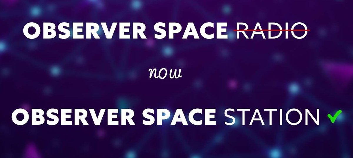 VairagyaSadhana's tweet photo. Shoutout to the contributions of the #ObserverFamily
Thank you for the awesome rebranding
@joshuaigbon
#ObserverSpaceRadio is now
#ObserverSpaceStation as we rendezvous with you from the restaurant at the end of the Universe
In collaboration with @xspacestation making the X Space Stations of tomorrow
Come discuss your ideas for life support systems and space systems design for the harshest environments we face in space
Share your observations with a Space Talk π€ποΈ
https://t.co/V9bptCtFvm