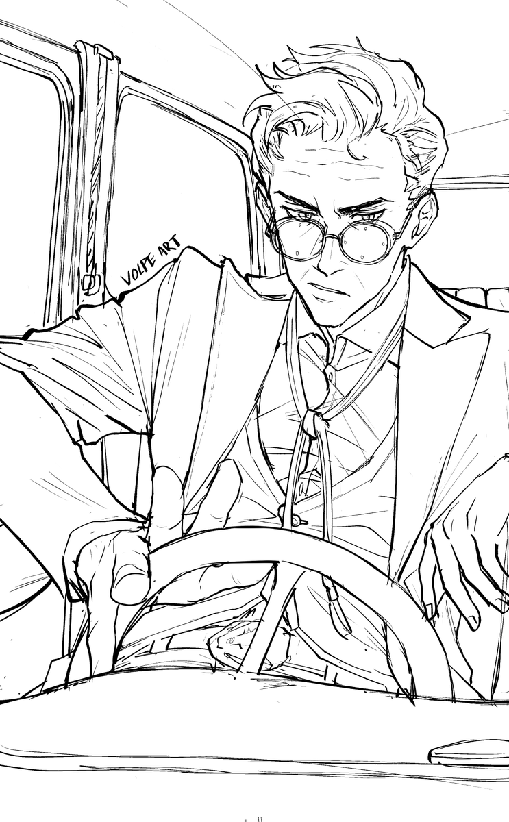 Vavoom 😈WIP #GoodOmens #GoodOmensFanArt