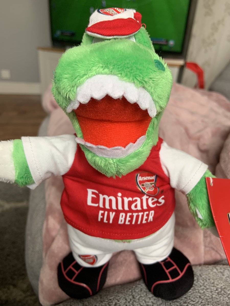 AppelbeWootton's tweet photo. So my son has come back from London with this and a full Arsenal kit, it’s official he’s an Arsenal fan, how did that happen lol https://t.co/PQKzDcNTgK