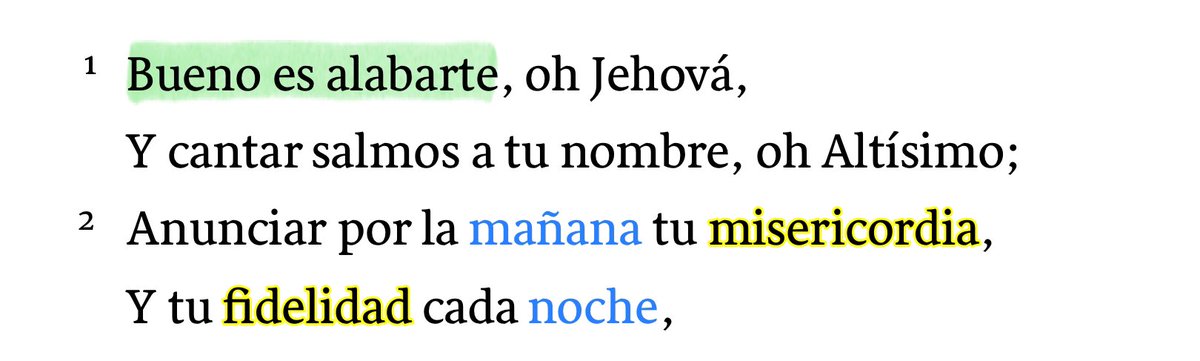 ArnolEsperilla's tweet photo. Debemos buscar, realizar, anhelar lo que nos hace bien. La Palabra de Dios dice, Bueno es, alabar a Jehová, bien nos hace alabar su nombre, buscarlo en la mañana y agradecer por su misericordia y cuidado por un día nuevo. #rpsp #PrimeroDios #salmo92 https://t.co/dC4E5RKwNw