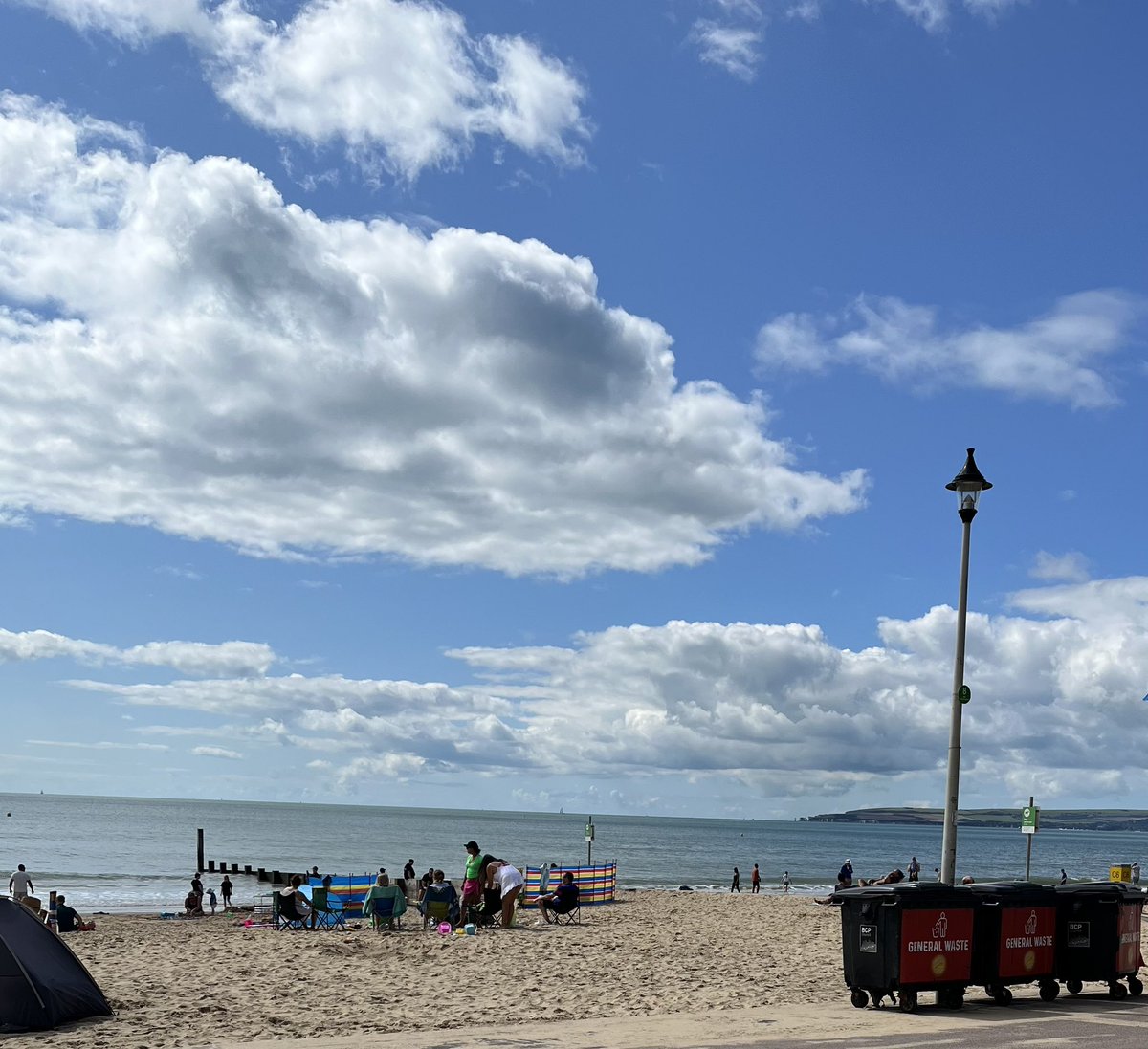 Down by the beach 🏖️ #DurleyChine #BournemouthBeach….
