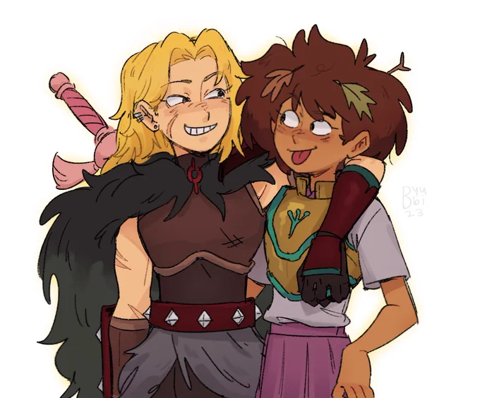 commander and co-commander #sashanne #amphibia