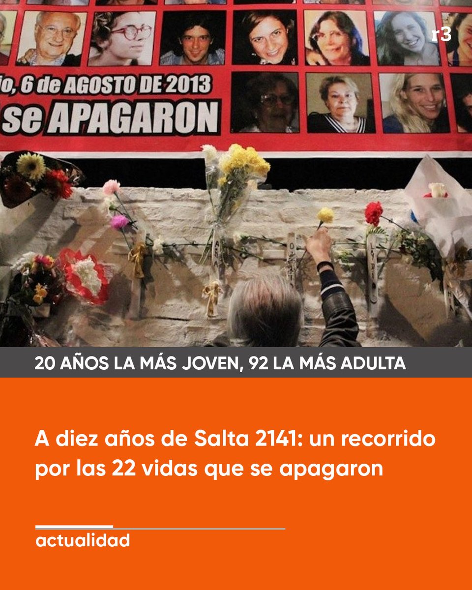 Rosariotres's tweet photo. ⭕ El 6 de agosto del 2013 un edificio ubicado en Salta 2141, explotó. Aquella mañana se desplomaron 63 departamentos y 22 personas murieron. Eran personas con proyectos, sueños, amigos y familia que  los recuerdan con nostalgia y deseo de justicia.

📰https://t.co/DG2HtGQbOE https://t.co/njkfPbUaq5