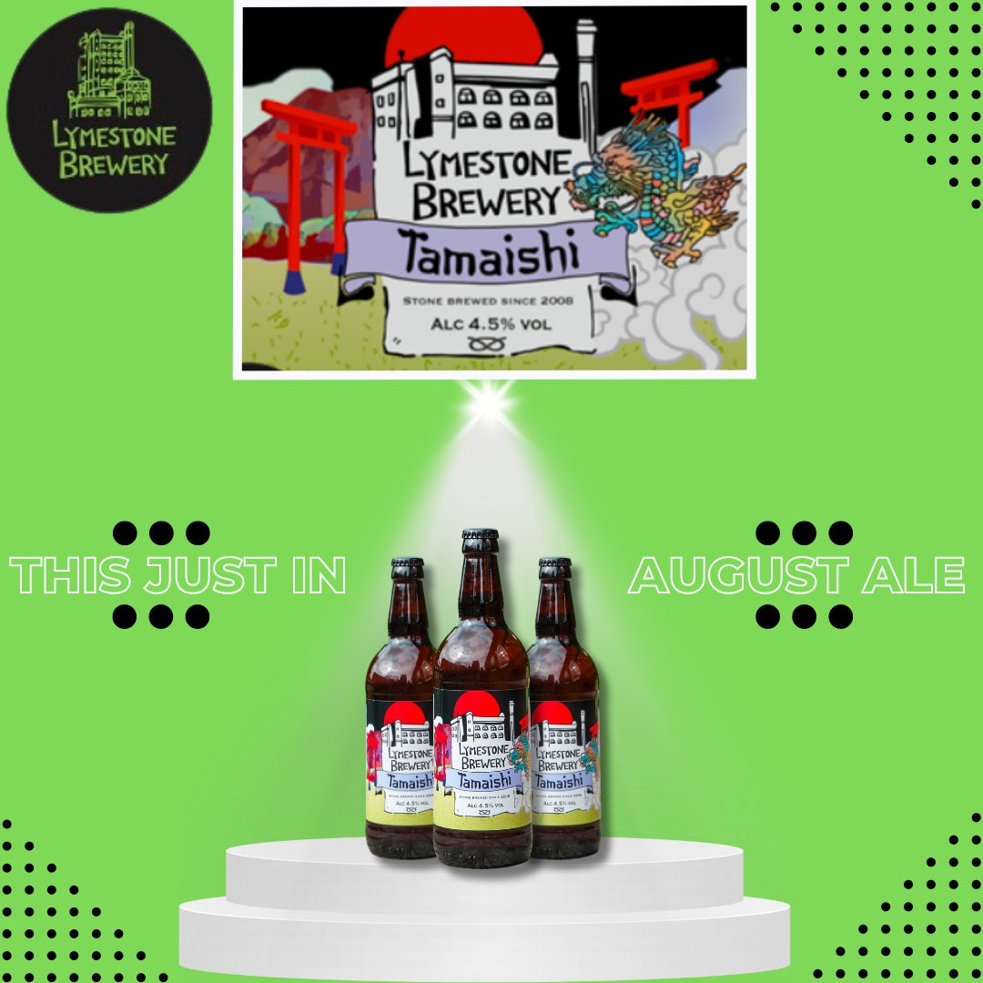Our August beer is Tamaishi...