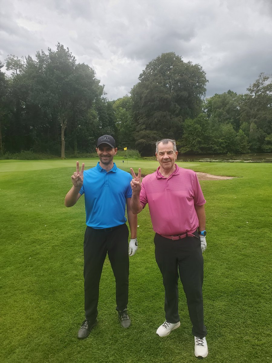 twentyfiveyears's tweet photo. @WaterfrontGolf boys on tour at Kedleston Park. Just two 2 x 2's on same hole #courseopen #8points @Bigstag123 https://t.co/NcNWWqIZT8