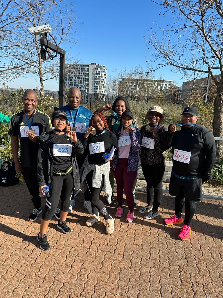 Kudos to the team for completing the race!🏅 I'm honoured to lead such a passionate group that values both their professional and personal well-being. Let's continue to prioritise work-life balance and make health a top priority. #CCMA #HealthyTeam #WorkLifeIntegration