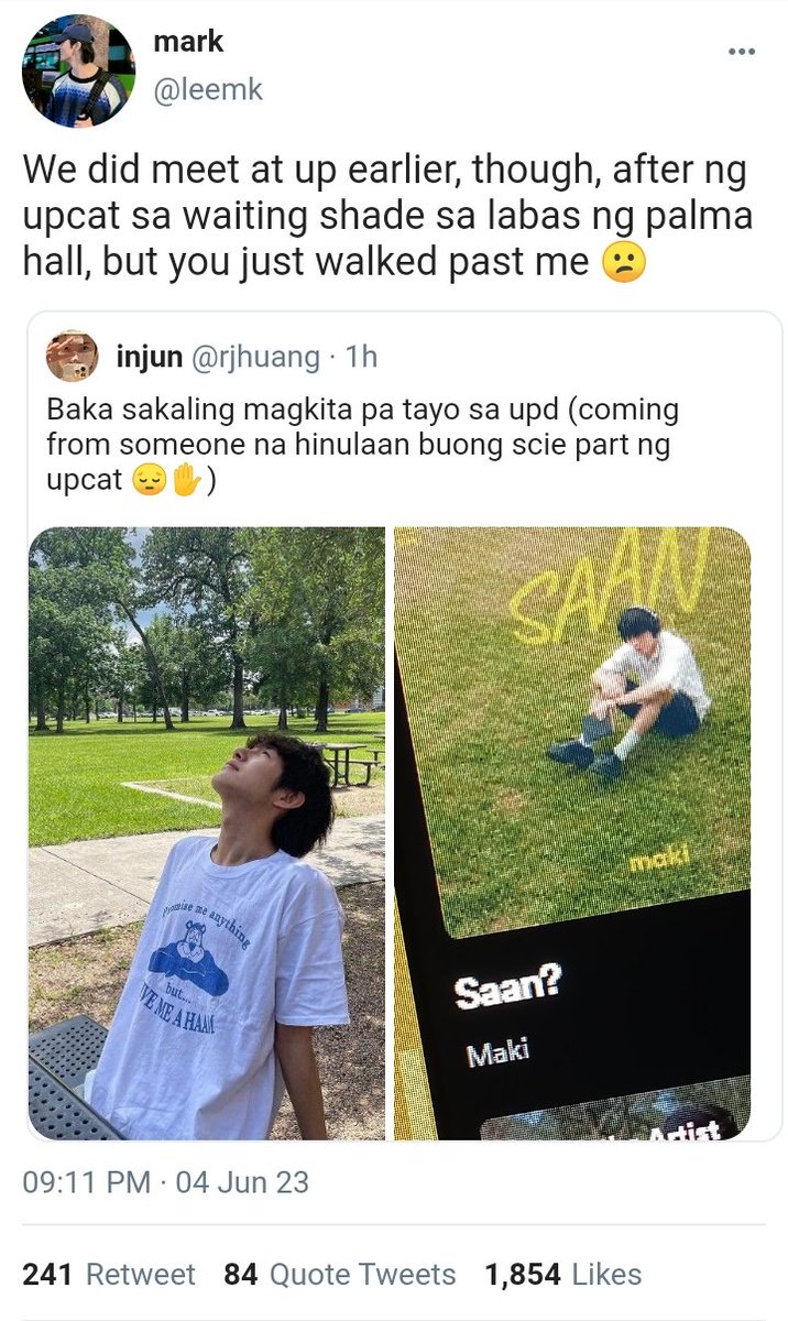 lucidvrse's tweet photo. UPCAT,
U(maasa) P(arin) C A(ko) sa T(ayo)

— Isang short #markren filo au kung saan,

Muling nagtagpo ang landas ni Mark at ng kaniyang childhood crush na si Renjun ng sabay nilang itake ang UPCAT, ñgunit naalala pa nga ba siya ng kababata? O siya nalang ang natatanging umaasa? https://t.co/1PNg9xg6AF