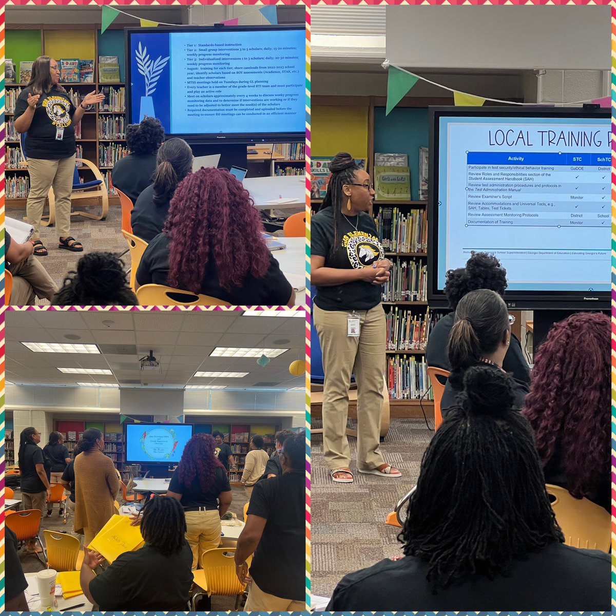 dl_sims's tweet photo. Our school leaders lead powerful professional learning this week. They ensured all educators were knowledgeable of protocols and guidelines. https://t.co/zoalWahXAZ
