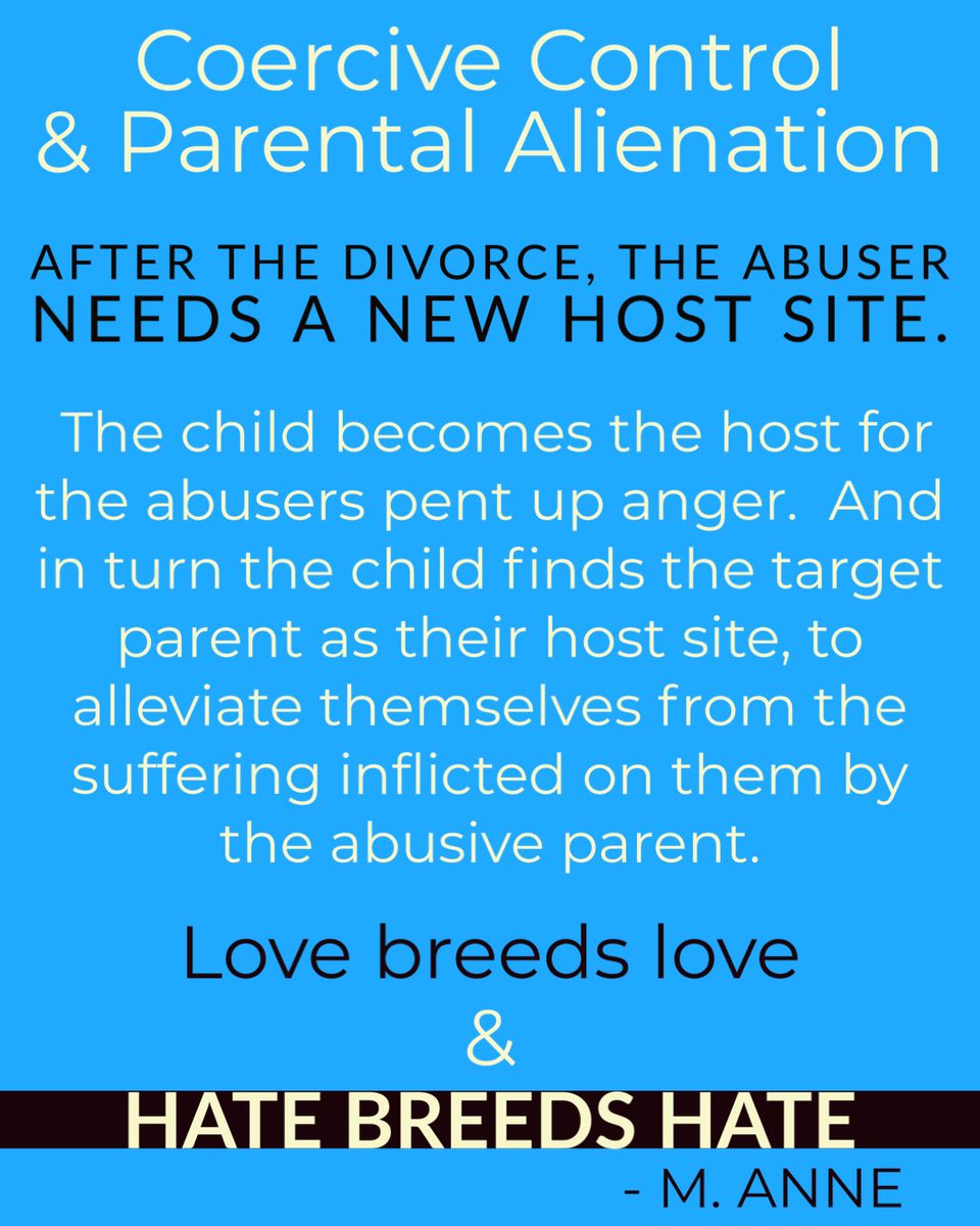 DaddyDoesntLove's tweet photo. #lovebreedslove #hatebreedshate #hatebreedsviolence #childabuse #narcissisticpersonalitydisorder #CopingWithAlienation #onemomsbattle #parentalalienationawareness #alienatedparent #highconflictdivorce #traumabonding #custodybattle #FamilyCourt #narcissisticparent https://t.co/7S3BVc628t