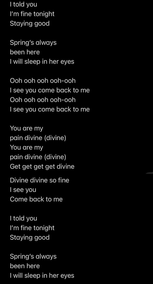 renkiger_'s tweet photo. “I told you
I’m fine tonight
Staying good

Spring’s always
been here
I will sleep in her eyes

Come back to me
Like you used to do
Be what you be
I will roll you to the moon

I forgot the hour
I don’t wanna know
‘bout the hour
I forgot to shower
세수할 시간도 아까워 + https://t.co/NUAu0FGPDc