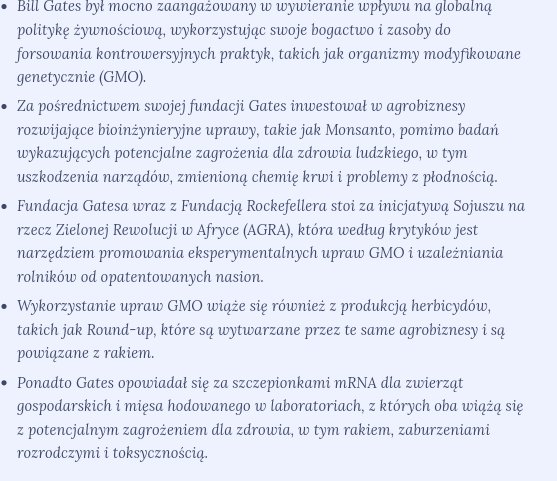 WiktoriaKrasno2's tweet photo. Jak Bill Gates zainwestował miliardy w zatrucie zapasów żywności
#mosanto #gates #gmo #fundacjaRockefellera #roundup #nowotwory #szczepionki
https://t.co/TrzXejgVQp https://t.co/RmNtUjqWrX