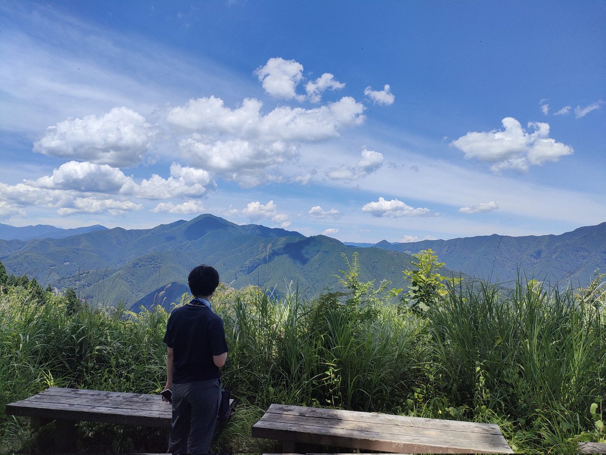 star_1420's tweet photo. 浅間嶺！
東京にこんなに静かな深い山道があるとは発見だ🌲

就職してから一人登山ばかりだけど、気の合う友と生きもの探ししながら登り、山頂でごはんを食べる楽しさを改めて思い🍻
夏の低山は森が涼しくてとても���かった https://t.co/JSTEcMTvvO