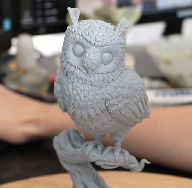 ameliasculpting's tweet photo. Finished sculpting Ku from Ori and the will of wisps. Will paint it very very soon 🥳 https://t.co/wzTx8RyDgg