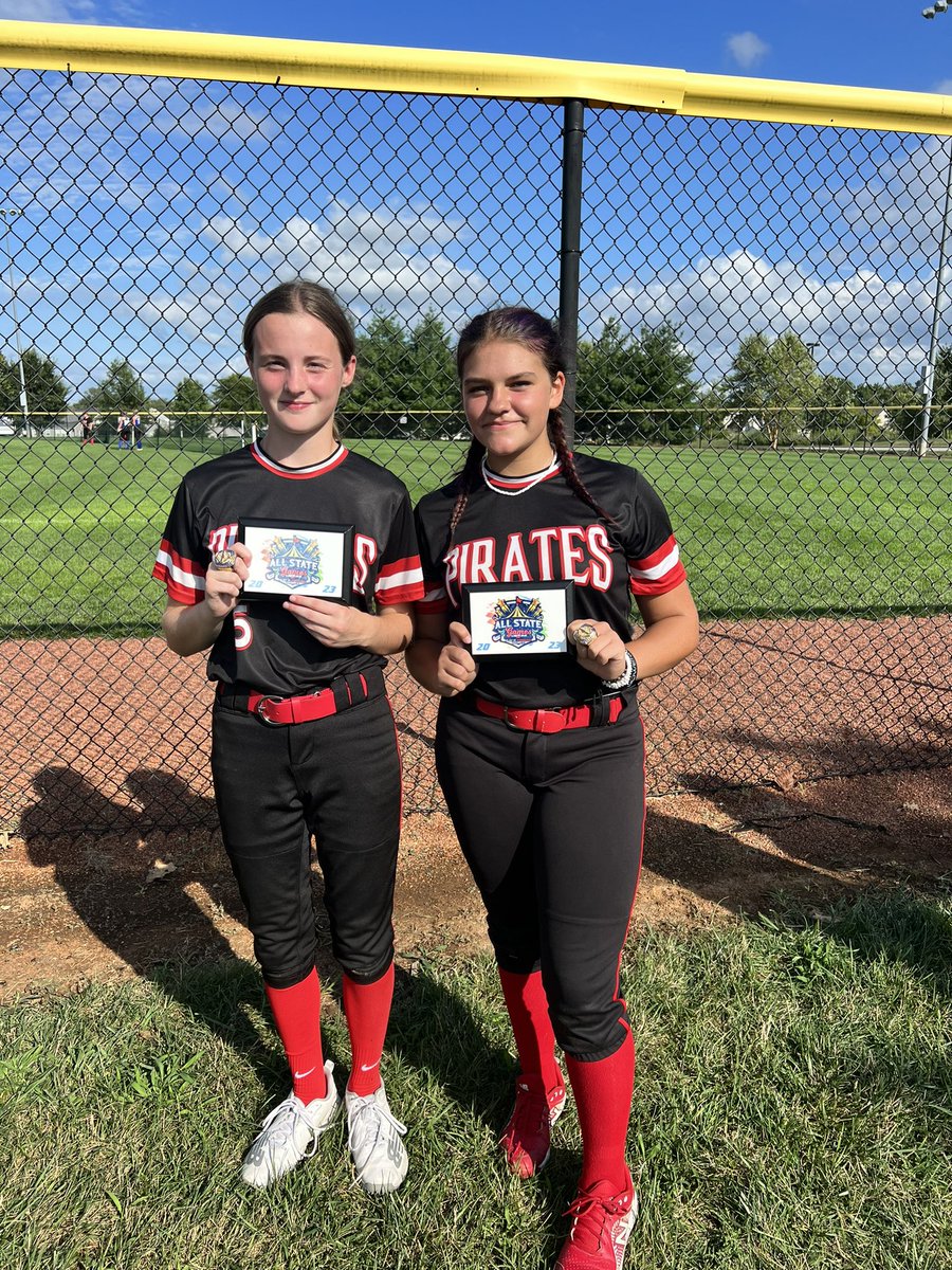 SLPsoftball's tweet photo. Lots of cool things for this group of pirates yesterday! 😎 2023 all state games https://t.co/9f8DxxtNax