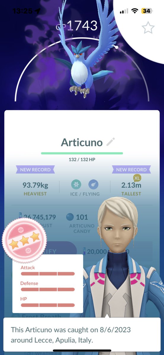 Wasn’t expecting this when I decided to use the first daily raid pass in months.. I think the game is telling me that I am in the right team #PokemonGO