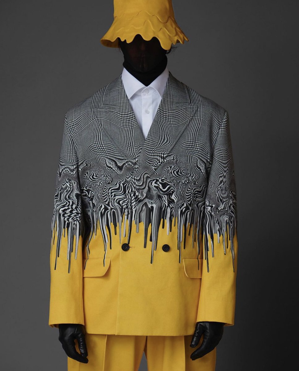 StreetFashion01's tweet photo. “Melted” Pieces by Chez Ichiro (2021) https://t.co/QmcX29txBz
