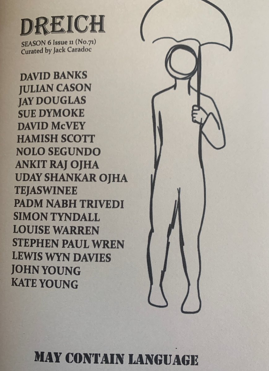 David Belbin (@dbelbin) on Twitter photo Two new poems by my late partner <a href="/SueDymoke/">Sue Dymoke</a> in the latest issue of Dreich, a small but perfectly formed journal that you can subscribe to at hybriddreich.co.uk The poems are 'Biology' and, with Stephen Paul Wren, 'Ginger Zinger'. Two new poems by my late partner <a href="/SueDymoke/">Sue Dymoke</a> in the latest issue of Dreich, a small but perfectly formed journal that you can subscribe to at hybriddreich.co.uk The poems are 'Biology' and, with Stephen Paul Wren, 'Ginger Zinger'.