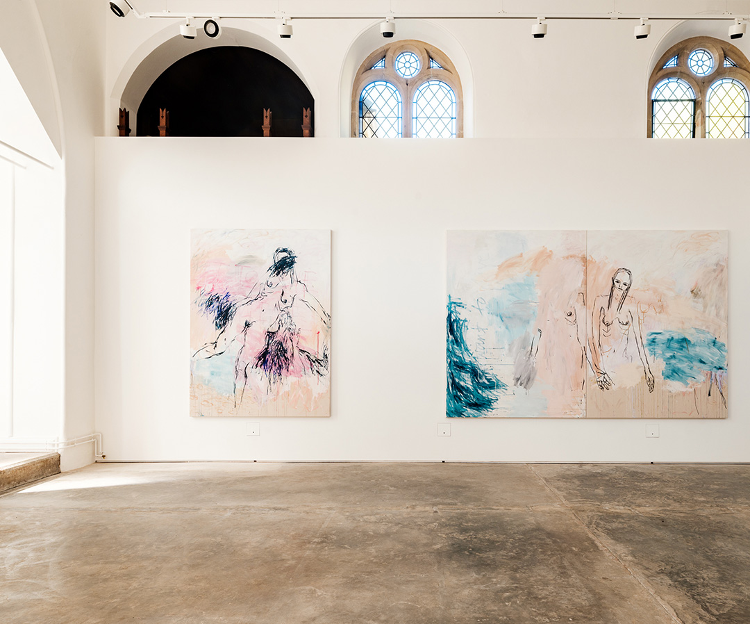 Bruton, Somerset is home to Bo Lee and Workman Gallery, which were pleased to illuminate earlier this year. Seen here is the work of Kim Booker lit here with our G130 spotlights, washing the ‘white cube’ walls of the former church building that is now the gallery’s home.